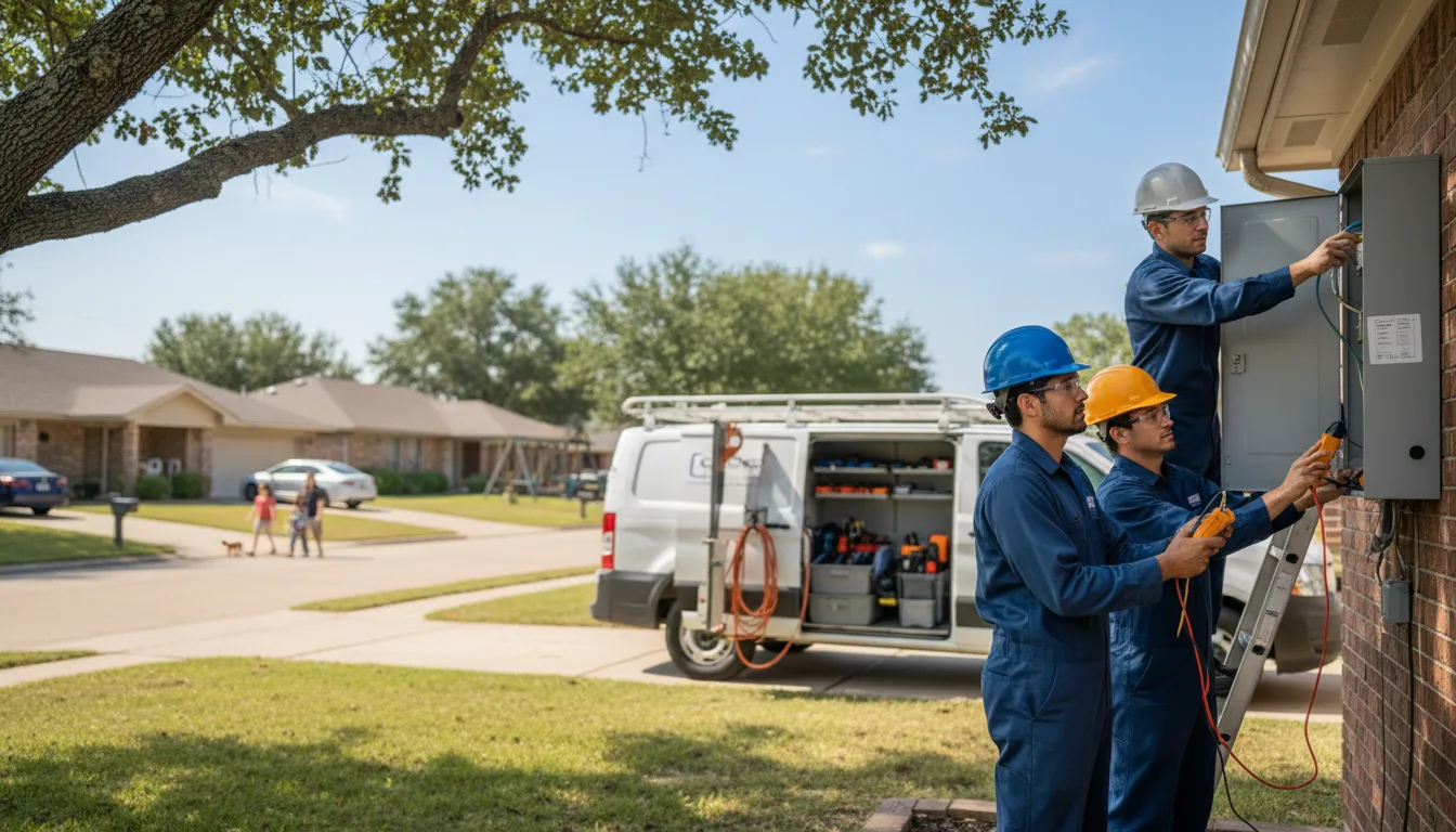 Certified electrician providing emergency electrical services in Claremont, SD
